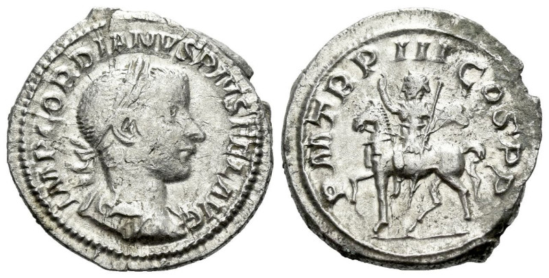 Gordian III, 238-244 Denarius Rome circa 238-244, AR 21.00 mm., 3.59 g.

Weakl...