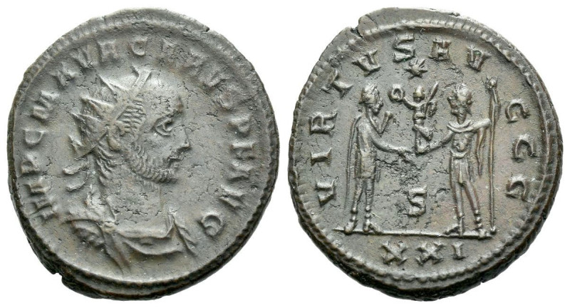 Carus, 282-283 Antoninianus circa 282-283, billon 21.00 mm., 3.97 g.

Weakly s...