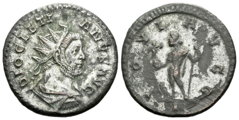 Diocletian, 284-305 Antoninianus circa 284-305, billon 17.00 mm., 4.18 g.

Sil...