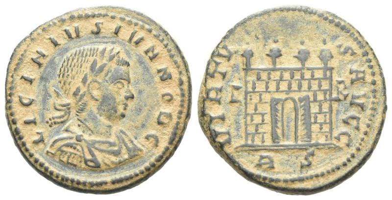 Licinius II caesar, 317-324 Follis circa 317-324, Æ 19.00 mm., 3.33 g.

Traces...