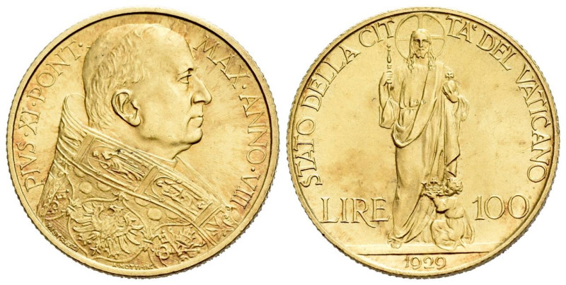 Italy, Vatican city, Pio IX 100 Lire 1929, AV 23.00 mm., 8.82 g.

EF