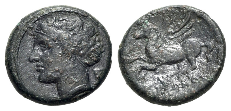 Sicily, Syracuse. Hieron II (275-215 BC). Æ (16mm, 3.21g, 6h), c. 269-240 BC. Fe...