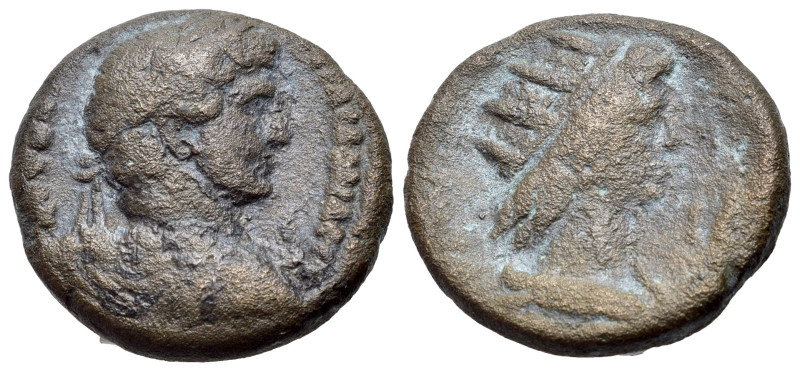 Hadrian (117-138). Alexandria, Egypt. BI Tetradrachm (23mm, 10.72g, 11h). Laurea...