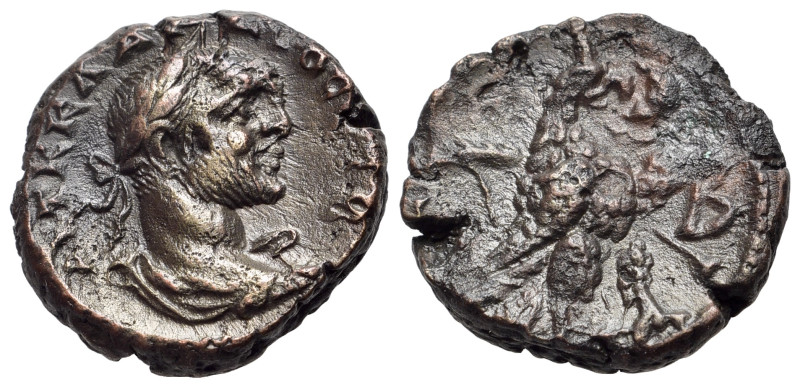 Claudius II (268-270). Alexandria, Egypt (20mm, 7.62g, 12h). Laureate, draped an...