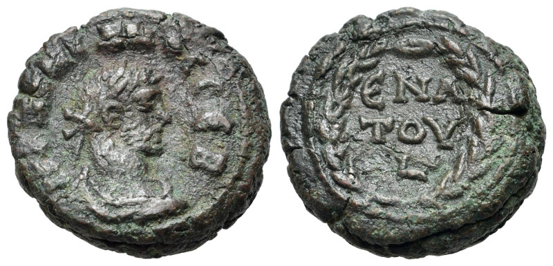 Diocletian (284-305). Alexandria, Egypt (19mm, 7.95g, 12h). Laureate, draped and...