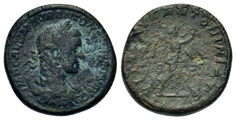 Elagabalus (218-222). Æ Sestertius (30,4mm, 25.3g). Rome. Laureate, draped and c...