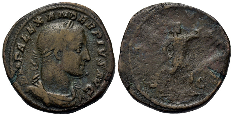 Severus Alexander (222-235). Æ Sestertius (24,2mm, 33.1g). Rome, AD 232. Laureat...