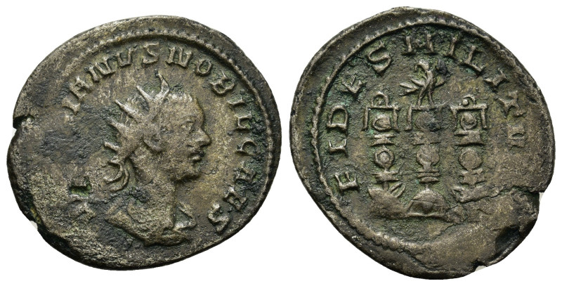 Valerian II (Caesar, 256-258). Æ Antoninianus (24mm, 3.5g), Samosata, AD 256-258...