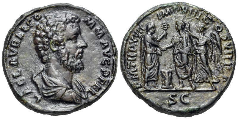 Commodus (177-192). Æ Cast Sestertius (30mm, 22.78g, 12h). Paduan type. Laureate...