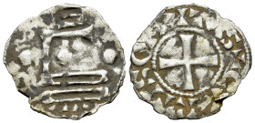 France. Denier. Centruy X-XI. Comté de Chartres. (19mm, 1.10g, 12h). R/ + CARTIS CIVITAS, short cross pattée. Duplessy-431. Poey d'Avant-1731. Roberts...