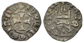 Frankish Greece and the Archipelago. Achaia. Uncertain. AR Denier (17,2mm, 0.8g).