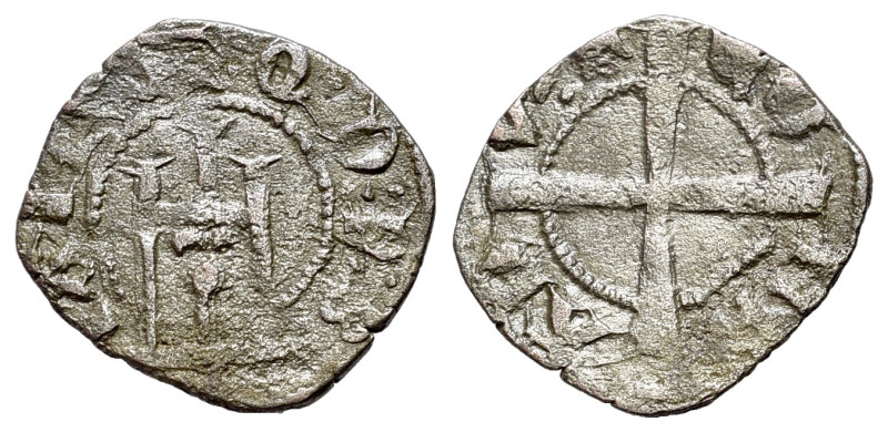 Italy, Genoa. Municipal Coinage (1139-1339 ). BI Denaro Minuto (13mm, 0.66g, 12h...