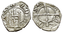 Italy, Genoa. Municipal Coinage (1139-1339 ). BI Denaro Minuto (13mm, 0.71g, 6h). Gateway; star below. R/ CO:-RA-DV-S: F, long cross. Lunardi 18; MEC ...