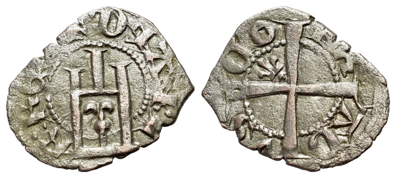 Italy, Genoa. Carlo VI of France, 1396. Billon Minuto (12mm, 0.67g, 12h). Genoes...