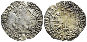Italy, Napoli (Naples, Kingdom). Roberto I d'Angiò (1309-1343). AR Gigliato (28mm, 3.94g, 7h). c. 1309-1317. ✠ ROBЄRT DЄI GRA IЄRL ЄT SICIL RЄX, Rober...