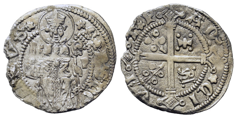 Italy. Padova. Jacopo II da Carrara (1345-1350). AR Carrarino da 2 soldi (19mm, ...