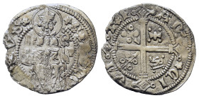 Italy. Padova. Jacopo II da Carrara (1345-1350). AR Carrarino da 2 soldi (19mm, 1g). Biaggi 1729; MIR 211.