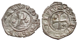 Italy, Perugia (Republic) (1260-1506). BI Sestino ( 15mm, 0.47g, 9h). ✠ : DE : PERVSIA :, large P; stars flanking. R/ [✠ : S : ERC]VLAN[VS ❀], cross p...