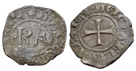Italy, Sicily, Messina. Carlo I d’Angiò (1266-1285). BI Denaro (15mm, 0.89g, 7h). KA. R/ Cross. Spahr 37.