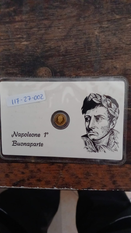 Commemorative medal of Napoleone Bonaparte.