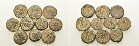 Lot of 10 Greek Æ coins, to be catalog. Lot sold as is, no return.
