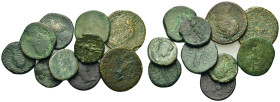 Lot of 10 Roman Imperial Æ coins, to be catalog. Lot sold as is, no return.