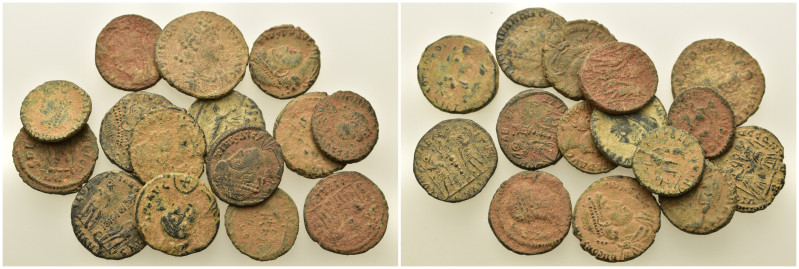 Lot of 15 Roman Imperial Æ coins, to be catalog. Lot sold as is, no return.