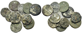 Lot of 10 Roman Imperial Æ coins, to be catalog. Lot sold as is, no return.