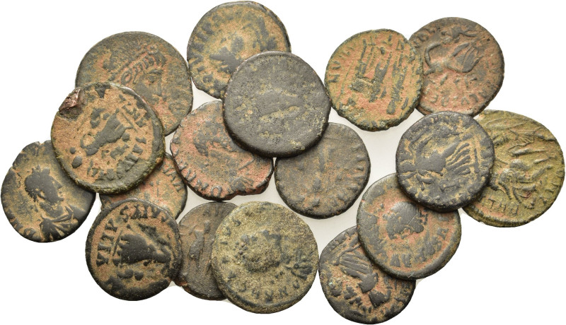 Lot of 17 Æ Roman Imperial coins, to be catalog. Lot sold as is, no return