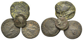 Lot of 4 Ancient Æ coins, to be catalog. Lot sold as is, no return
