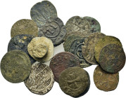 Lot of 19 World Æ and AR coins, to be catalog. Lot sold as is, no return