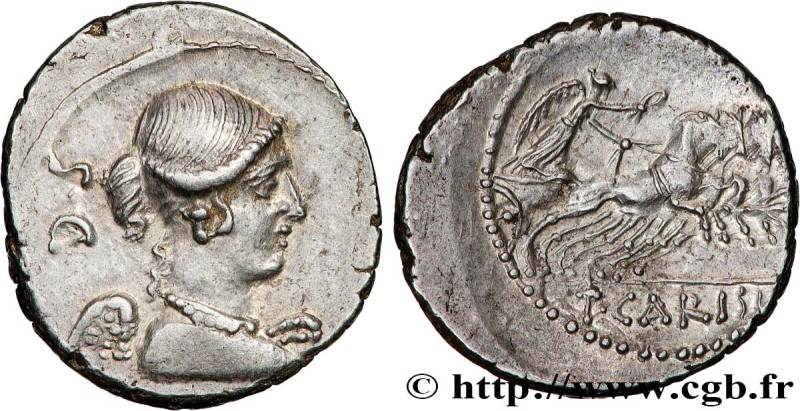 CARISIA
Type : Denier 
Date : 46 AC. 
Mint name / Town : Rome 
Metal : silver 
M...