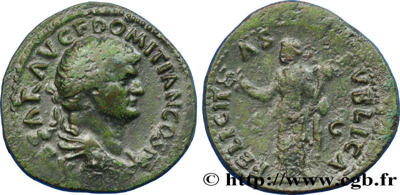 DOMITIANUS
Type : Dupondius 
Date : 73 
Mint name / Town : Rome 
Metal : copper ...