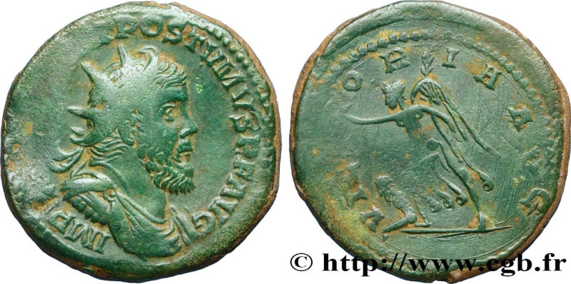 POSTUMUS
Type : Double sesterce 
Date : 261 
Mint name / Town : Trèves 
Metal : ...