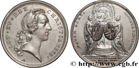 LOUIS XV THE BELOVED
Type : Médaille, Mariage de Marie-Thérèse et Louis de France 
Date : 1745 
Metal : silver 
Diameter : 34,5  mm
Engraver : MARTEAU...