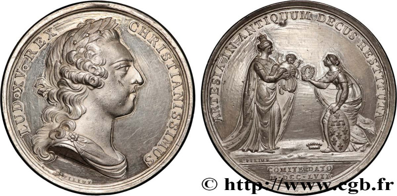 LOUIS XV THE BELOVED
Type : Médaille, Naissance du Comte d'Artois (futur Charles...