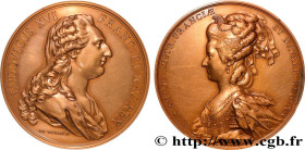 LOUIS XVI
Type : Médaille, Louis XVI et Marie-Antoinette, refrappe moderne 
Date : 1968 
Mint name / Town : Monnaie de Paris 
Metal : bronze 
Diameter...