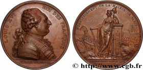 LOUIS XVI
Type : Médaille, Ville de Paris - J. S. Bailly maire 
Date : 1789 
Mint name / Town : 75 - Paris 
Metal : bronze 
Diameter : 52,5  mm
Engrav...