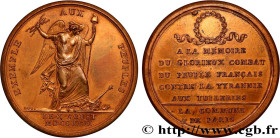THE CONVENTION
Type : Médaille en mémoire du combat des Tuileries du 10 août 
Date : MDCCXCII 
Date : 1792 
Metal : bronze 
Diameter : 41  mm
Engraver...