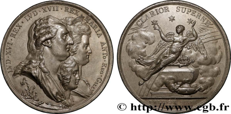 THE CONVENTION
Type : Médaille, Apothéose de la famille royale 
Date : (1795) 
M...