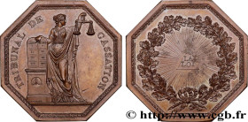 PREMIER EMPIRE / FIRST FRENCH EMPIRE
Type : Médaille, Cour de cassation 
Date : (1800) 
Metal : copper 
Diameter : 47  mm
Engraver : GATTEAUX Nicolas-...