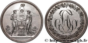 LOVE AND MARRIAGE
Type : Médaille de Mariage, Paix de Lunéville (1801) 
Date : 1809 
Metal : silver 
Diameter : 41,5  mm
Engraver : ANDRIEU Jean-Bertr...