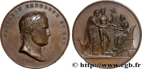 PREMIER EMPIRE / FIRST FRENCH EMPIRE
Type : Médaille, Banque de France 
Date : 1809 
Metal : copper 
Diameter : 67,5  mm
Engraver : DROZ Jean-Pierre (...