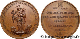 LOUIS XVIII
Type : Médaille, Fondation du séminaire de Saint Sulpice 
Date : 1820 
Metal : copper 
Diameter : 40,5  mm
Weight : 34,73  g.
Edge : lisse...
