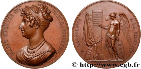 LOUIS XVIII
Type : Médaille, Valeur et fidélité, Marie-Thérèse, duchesse d’Angoulême, Visite des champs vendéens 
Date : 1823 
Metal : copper 
Diamete...