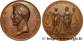 CHARLES X
Type : Médaille pour l’industrie, Encouragements et récompenses 
Date : 1827 
Mint name / Town : 75 - Paris 
Metal : copper 
Diameter : 56,5...