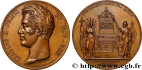 CHARLES X
Type : Médaille, Monument aux martyrs de Quiberon 
Date : n.d. 
Mint name / Town : 56 - Quiberon 
Metal : copper 
Diameter : 50,5  mm
Engrav...