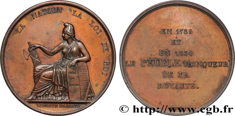 LOUIS-PHILIPPE I
Type : Médaille, Le peuple vainqueur de la royauté 
Date : 1832...