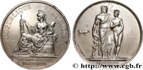 SECOND REPUBLIC
Type : Médaille, La Vaccine 
Date : 1847 
Metal : silver 
Diameter : 40,5  mm
Engraver : DUVIVIER Benjamin (1730-1819) / ANDRIEU Jean-...