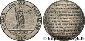 SECOND REPUBLIC
Type : Médaille, Ledru Rollin, ministre de l’intérieur 
Date : 1848 
Metal : tin 
Diameter : 37,5  mm
Weight : 25,49  g.
Edge : lisse ...